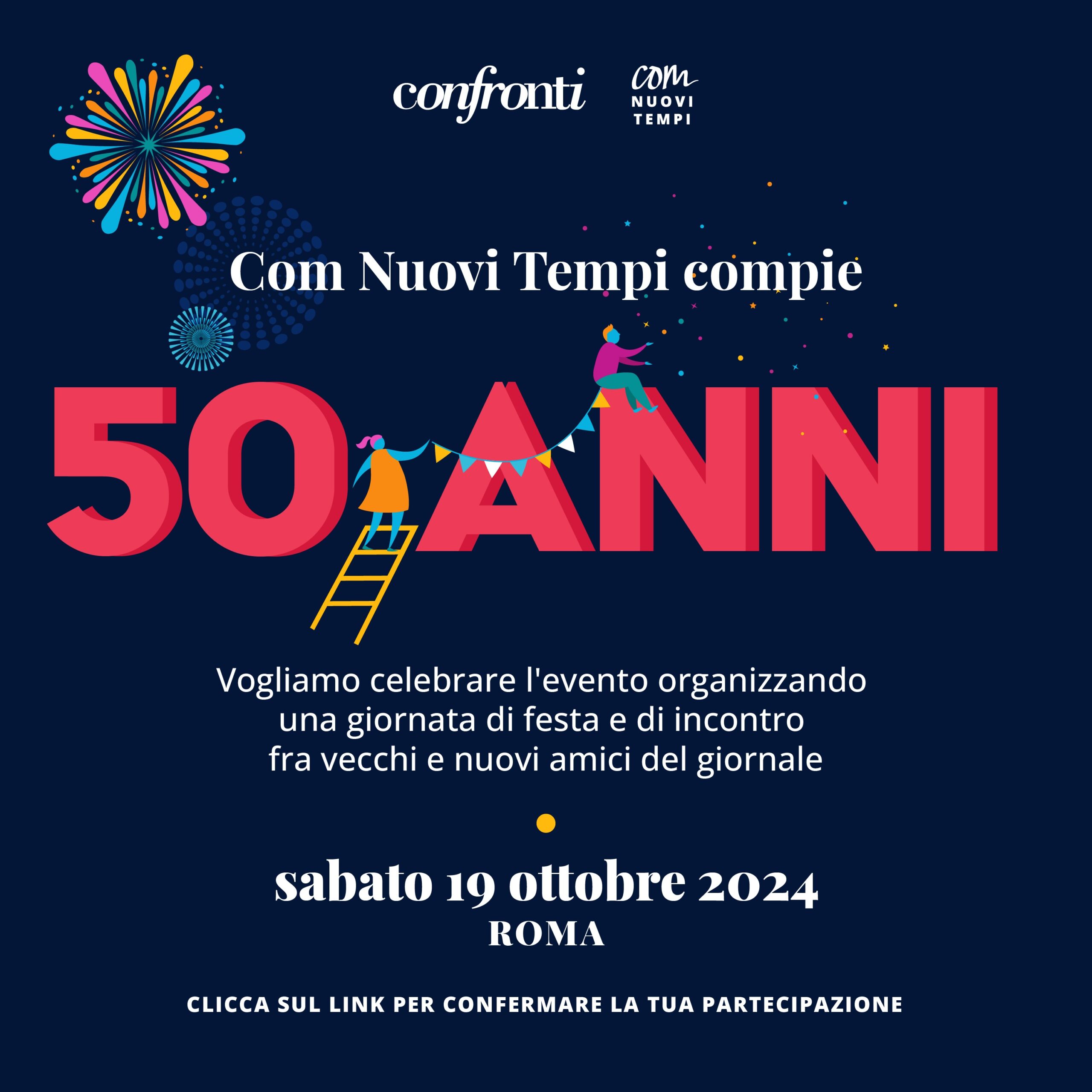 Festa pelos 50 anos de Com Nuovi Tempi