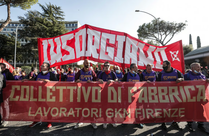 A FCEI junta-se ao apelo aos trabalhadores do antigo GKN de Florença